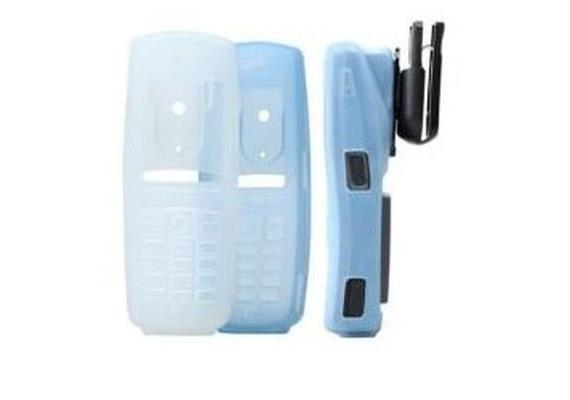 Clear Silicone Case with Belt Clip and Clip Assembly, Spectralink 8440/41