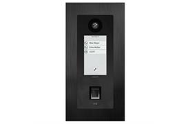 ESENTA IP Video Sprechanlage, 140x281mm, schwarze Blende, mit Fingerprint