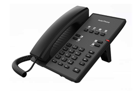 Fanvil H1 2-Draht SIP Deskphone  Speziell für den Einsatz in Hotelzimmer entwickelt