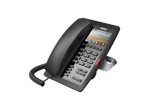 Fanvil H5 SIP Deskphone mit Display  Speziell für den Einsatz in Hotelzimmer entwickelt