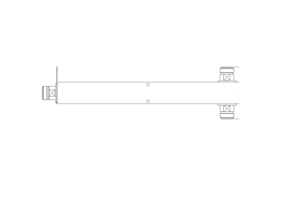 Mobilie Inhouse 2-fach Power Splitter  Breitband 698 - 3800 MHz