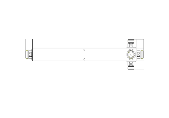 Mobilie Inhouse 4-fach Power Splitter  Breitband 698 - 3800 MHz