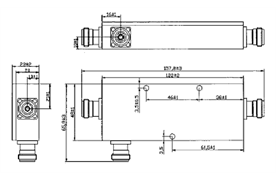 Mobilie Inhouse Power Coupler 7dB 4.3-10-Anschluss  Breitband 698 - 3800MHz