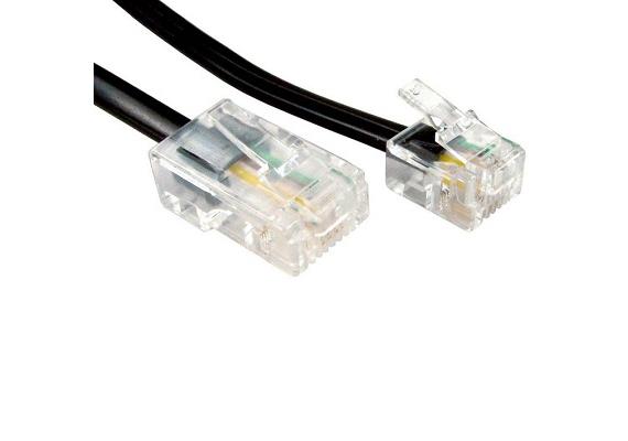 Telefonkabel, RJ11-RJ45-Steckverbinder, 1m